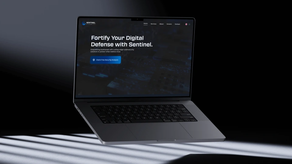 Landing Page MVP Exploration For a Cybersecurity Website